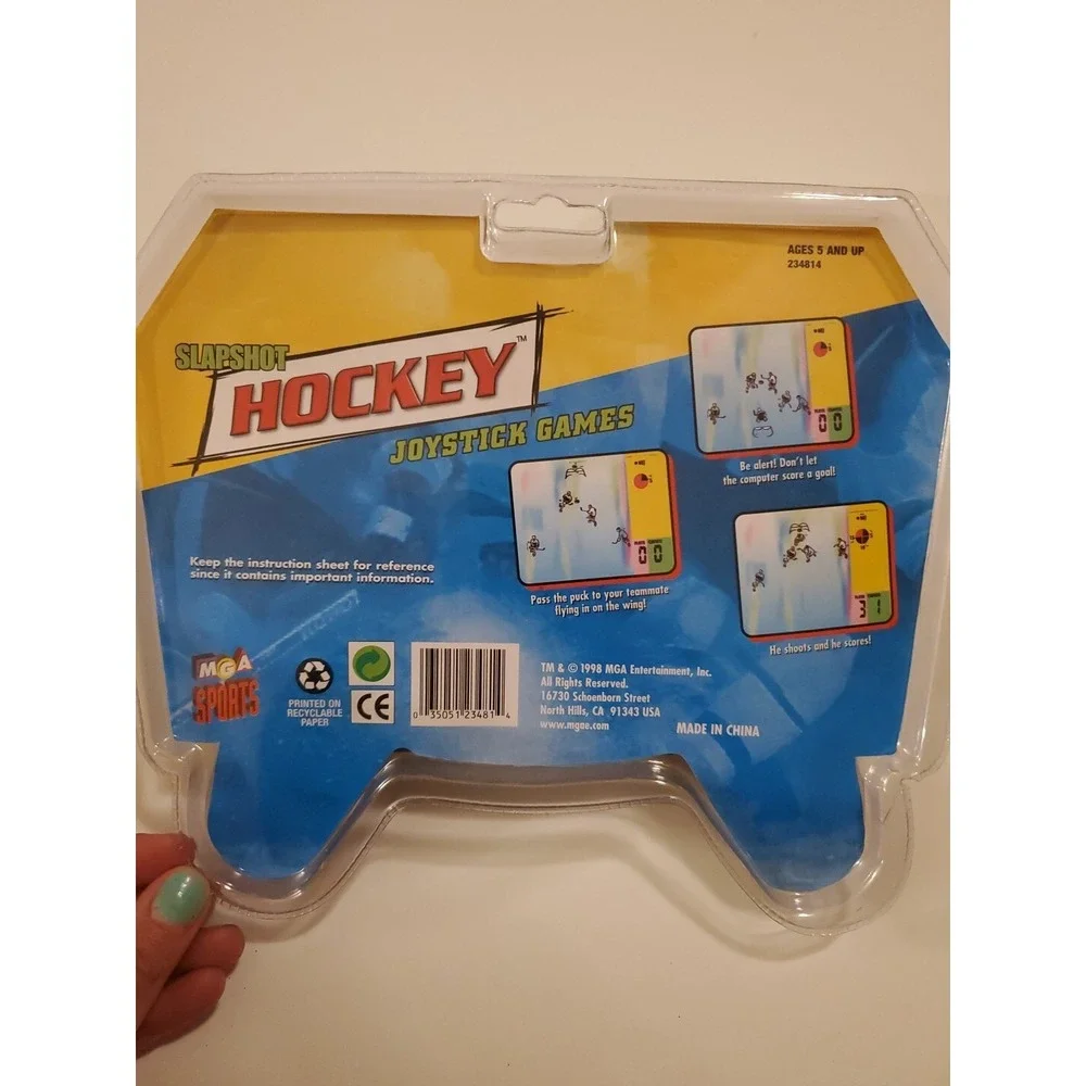 Slapshot Hockey MGA‎ Micro Games Handheld Electronic Game NEW Sealed 1998